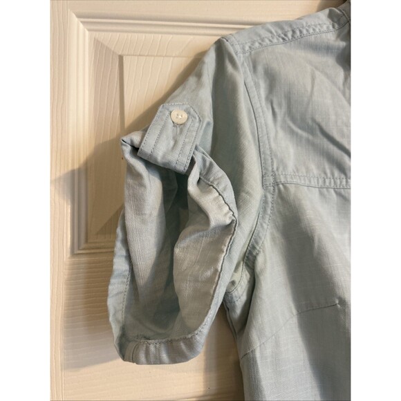 PATAGONIA Women's Chesser Island Chambray Dress Blue Size 4 - Picture 5 of 12